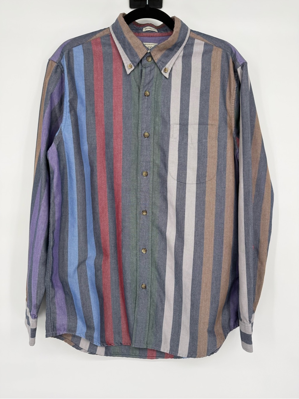 J.Crew Relaxed Fit Striped Button Down Shirt Coastal Prep Oxford Cotton Medium